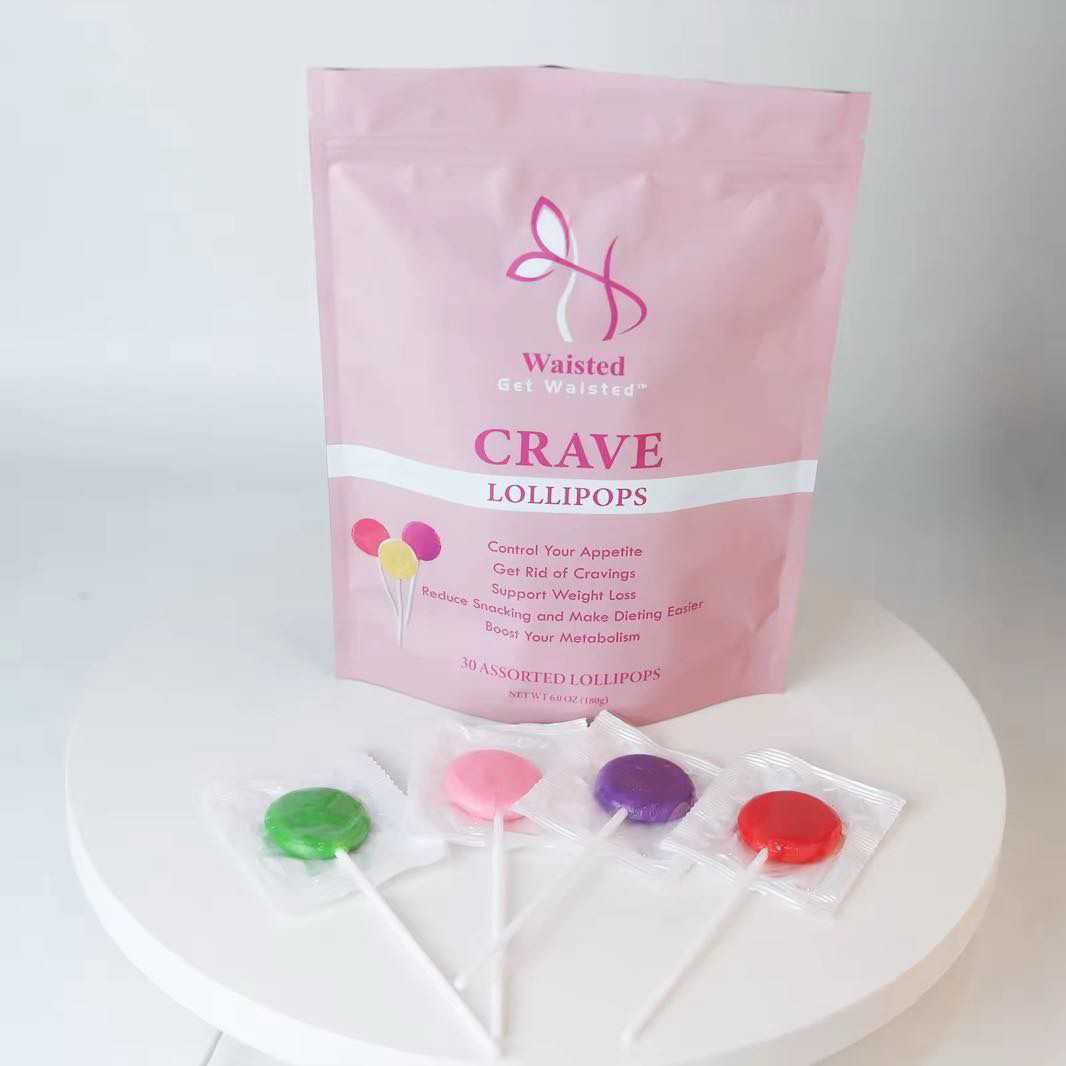 Crave Lollipops - Control Your Appetite, Get Rid of Cravings, Support Weight Loss, Reduce Snacking, Making dieting easier, Boost metabolism.