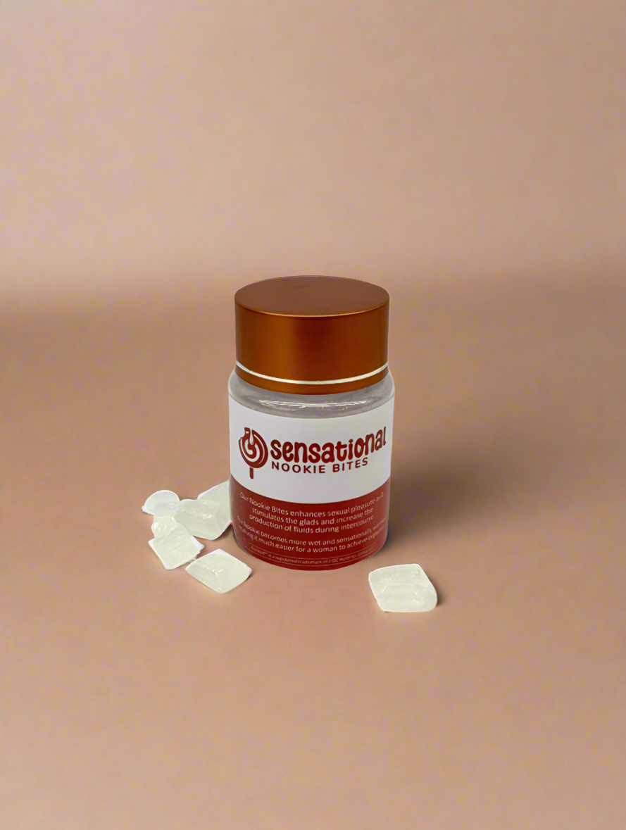 Nookie Bites - Our Nookie Bites enhances sexual pleasure as it stimulates the glands and increase the production of fluids during intercourse.