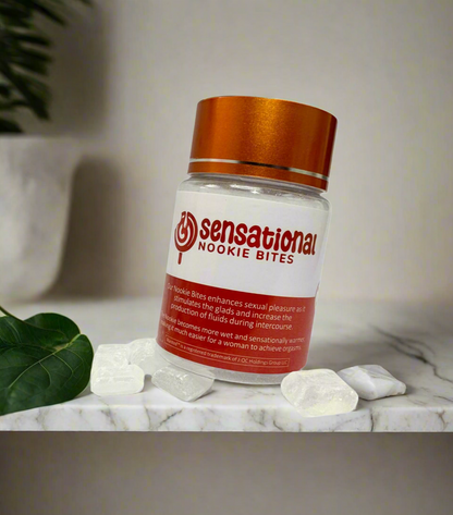 Nookie Bites - Our Nookie Bites enhances sexual pleasure as it stimulates the glands and increase the production of fluids during intercourse.