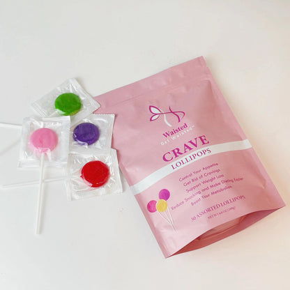 Crave Lollipops - Control Your Appetite, Get Rid of Cravings, Support Weight Loss, Reduce Snacking, Making dieting easier, Boost metabolism.