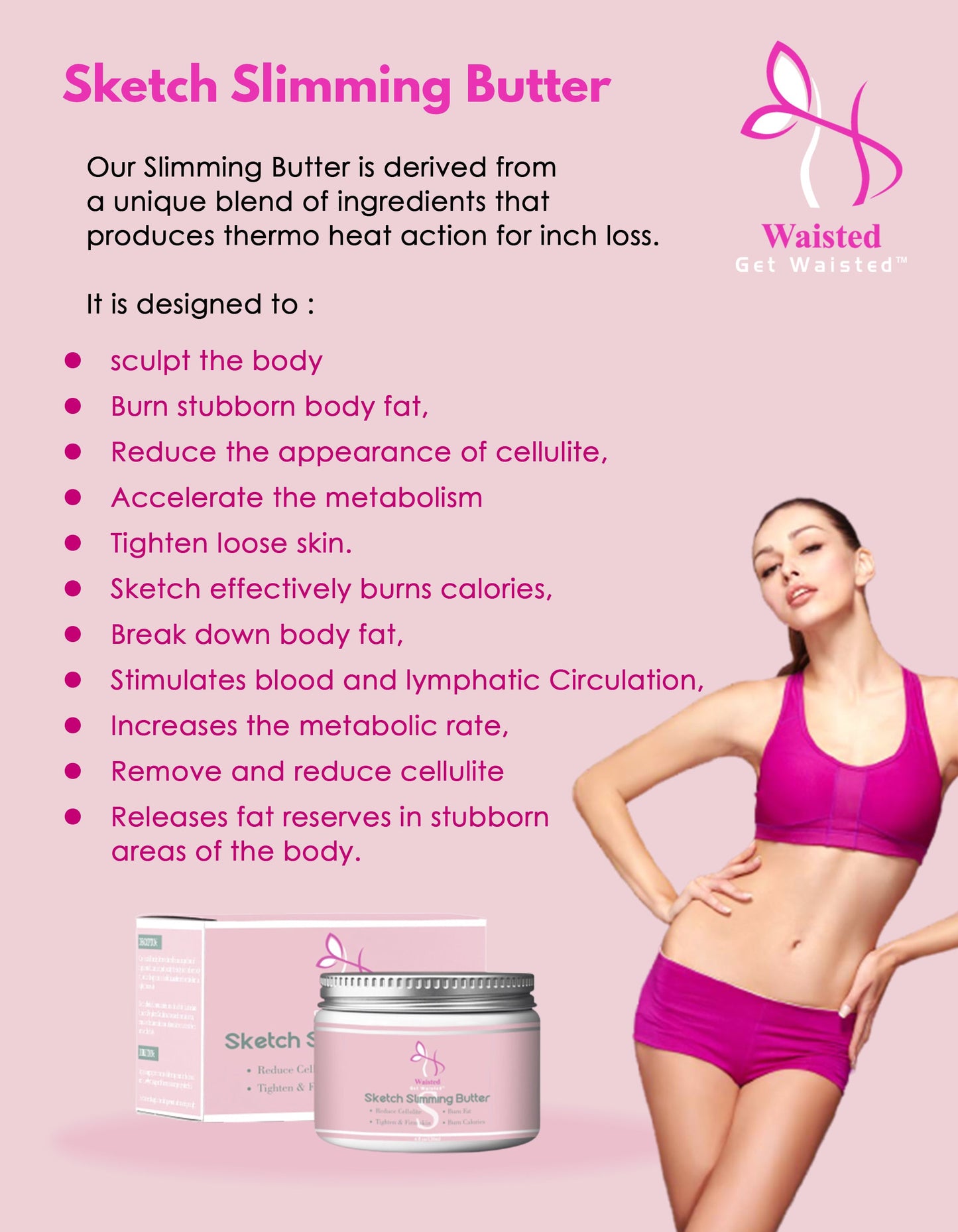 Sketch Slimming Fat Burning Body Butter 6oz